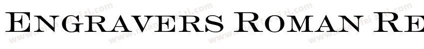Engravers Roman Reg字体转换